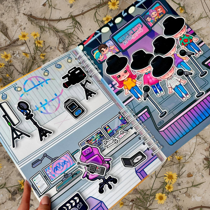 K-pop Group: Chicas contra chicos A4