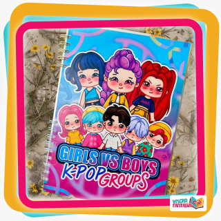 K-pop Group: Chicas contra chicos A4