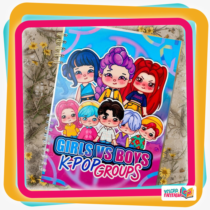 K-pop Group: Chicas contra chicos A4