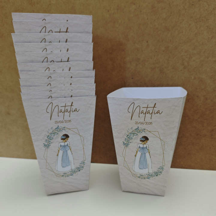 Comunión niña lazo