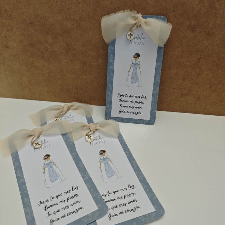 Comunión niña lazo